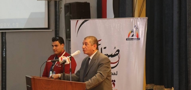 محافظ كفر الشيخ خلال كلمته بمؤتمر صوتك لمصر بكرة