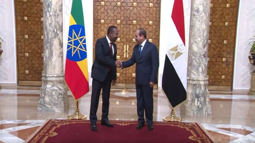الرئيس السيسي ورئيس وزراء إثيوبيا آبي أحمد