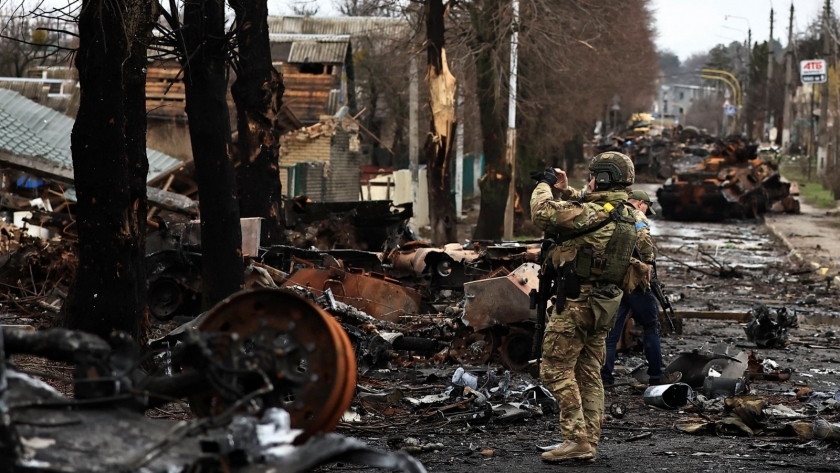 أحداث ضاحية بوتشا بمدينة كييف الأوكرانية