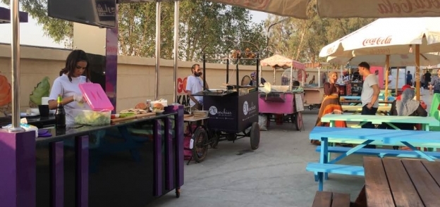 عربات الطعام فى شارع مصر