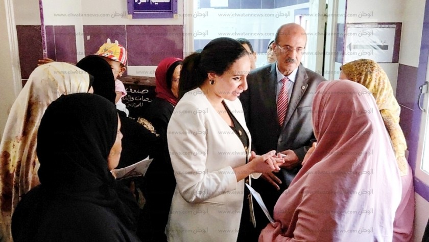جانب من مبادرة دعم صحة المرأة المصرية