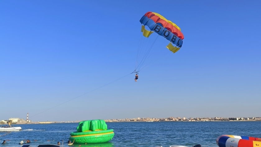 الألعاب المائية علي شواطئ مرسي مطروح