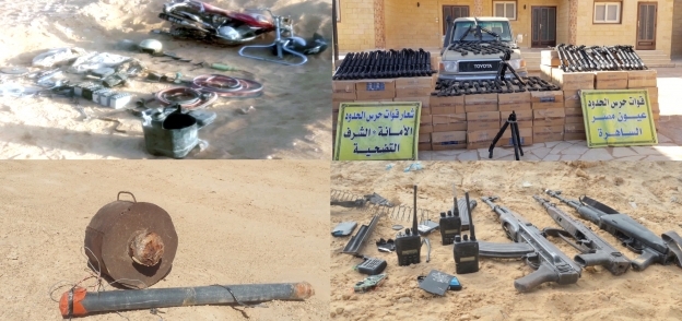 جانب من جهود القوات المسلحة فى سيناء لمكافحة الإرهاب