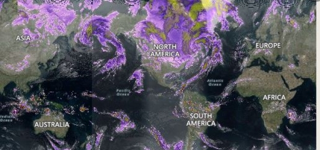 بالخرائط| حالة الطقس حول العالم.. موجات صقيع في أمريكا وغرق في فلسطين