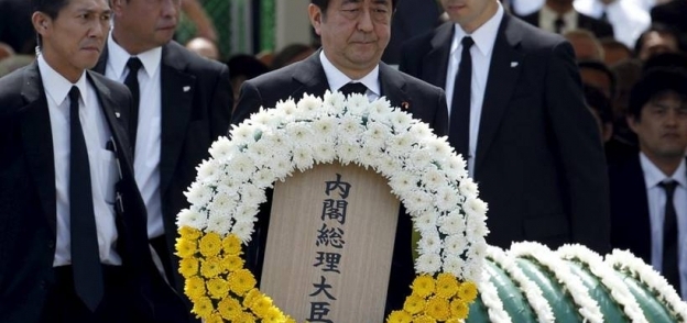بالصور|رئيس وزراء اليابان يشارك في إحياء ذكرى كارثة "ناجازاكي" النووية