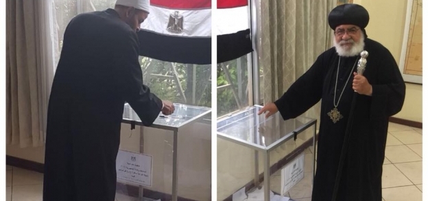 بالصور| حصاد اليوم الثاني لانتخابات المصريين في 4 دول إفريقية
