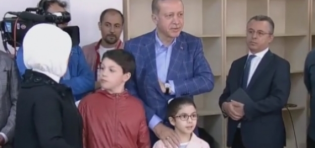 أردوغان بعد التصويت