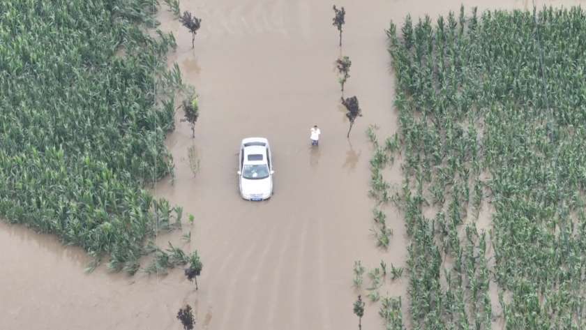 آثار فيضانات الصين-صورة أرشيفية