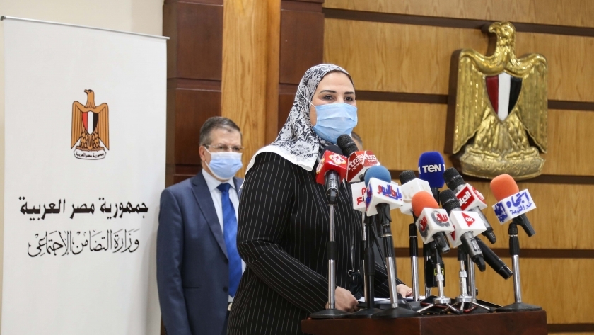 الدكتورة نفين القباج وزيرة التضامن الاجتماعي