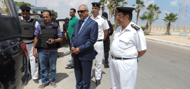 اللواء هشام نصر مدير أمن مطروح خلال حملة امنية