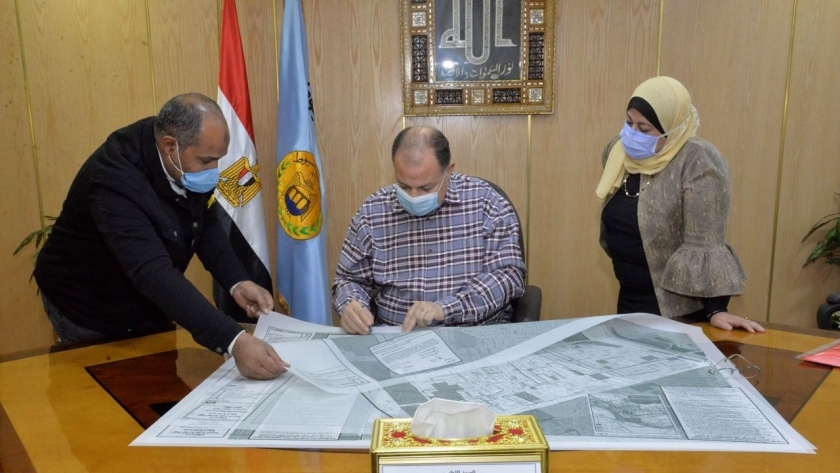 سعد يعتمد المخطط التفصيلي لمدينة أسيوط