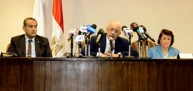 وزير التربية والتعليم خلال مؤتمر دعم التعليم فى مصر