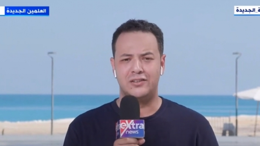 الإعلامي رامي الحلواني، موفد قناة «إكسترا نيوز»