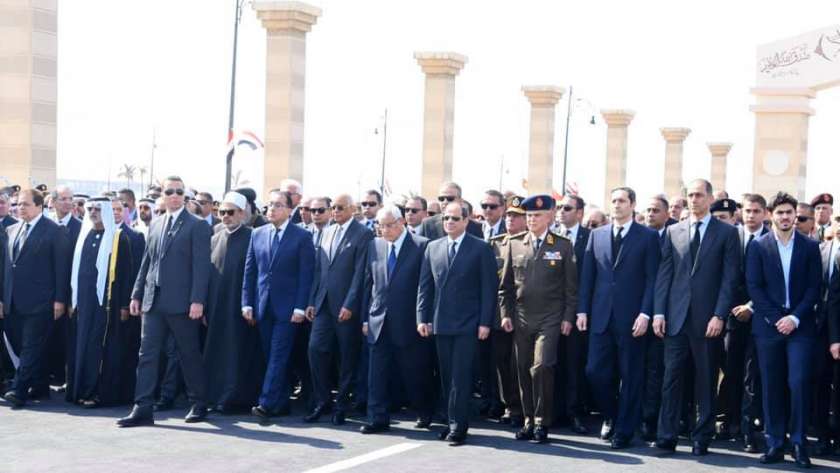 جنازة الرئيس الراحل حسني مبارك بحضور الرئيس عبدالفتاح السيسي