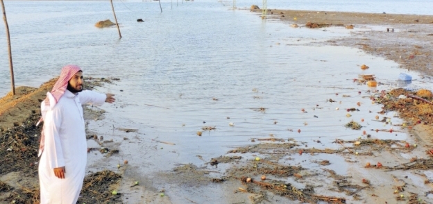 السيول تغرق قرية عفونة بوادى النطرون