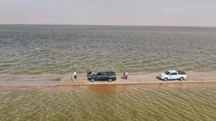 صحراء ليبيا تتحول إلى بحيرة