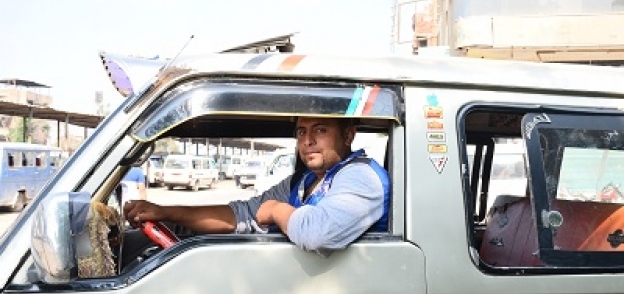 «أحمد» أحد سائقى الميكروباص