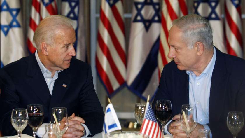 الرئيس الأمريكي ورئيس الوزراء الإسرائيلي
