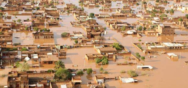 غرق آلاف المنازل فى السودان جراء الفيضان