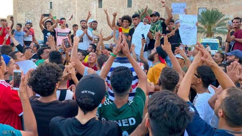 جانب من احتجاجات طرابلس