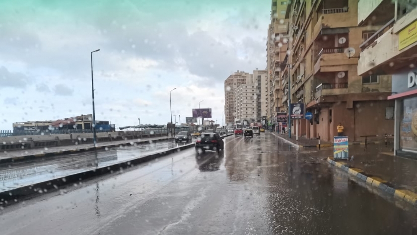 إعلان الطوارئ بعد أمطار الإسكندرية اليوم