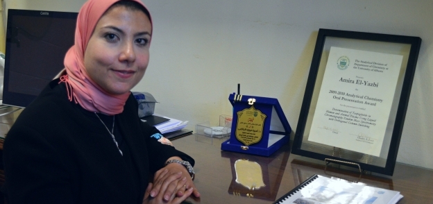 الدكتورة أميرة الياظبي،الفائزة بجائزة لوريان يونسكو