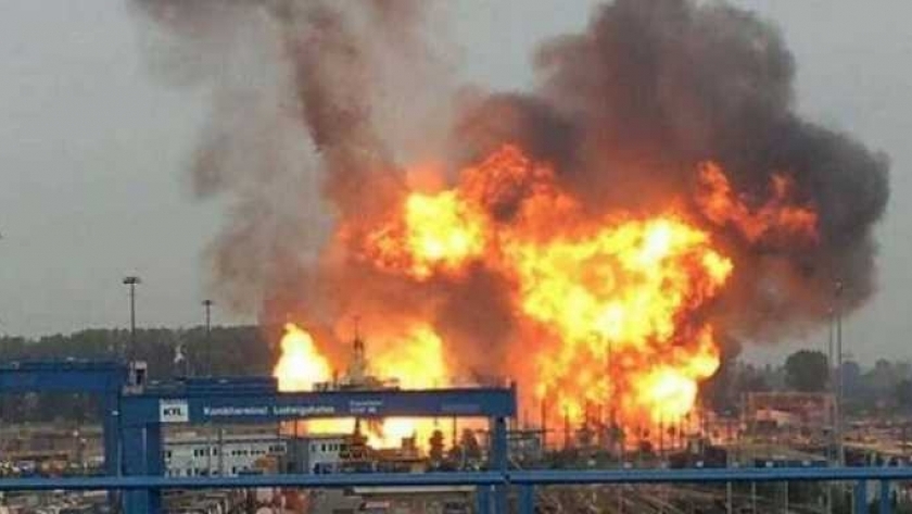 انفجار أحد محطات الغاز