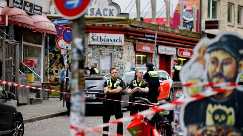 الشرطة الألمانية تغلق موقع الحادث