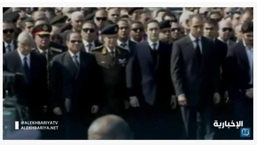 الجنازة العسكرية للرئيس الأسبق محمد حسني مبارك