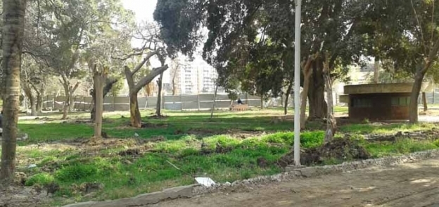 أرض حديقة الميريلاند بمصر الجديدة تتحول إلى بور