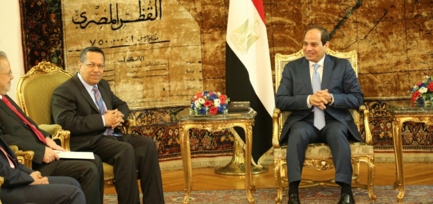 الرئيس السيسى يلتقى رئيس الوزراء اليمنى