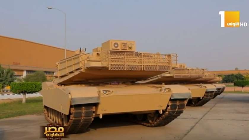 احدى الدبابات من انتاج مصنع الانتاج الحربي