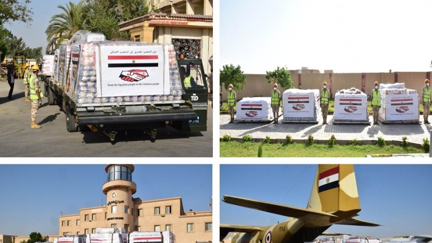 السفارة المصرية: 12 طائرة تصل لبيروت خلال أسبوعين ضمن الجسر  الإغاثي