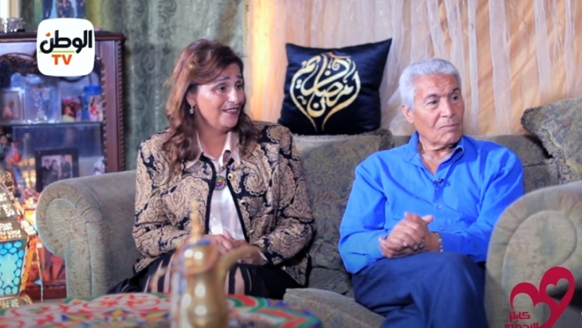 سيف عبدالرحمن وزوجته دينا واصف