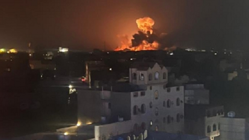 قصف الأهداف الحوثية باليمن