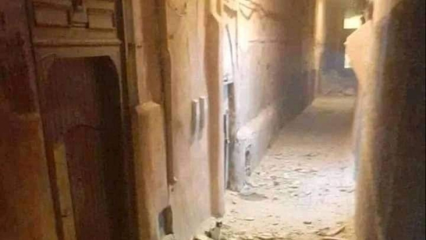 إحدى المنازل المتهدمة بسبب زلزال المغرب