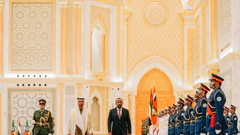 رئيس الوزراء الإثيوبي آبي أحمد خلال زيارته الإمارات