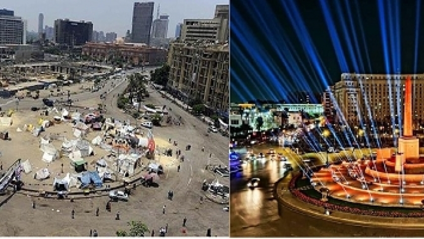 ميدان التحرير عام 2012 وميدان التحرير الأن