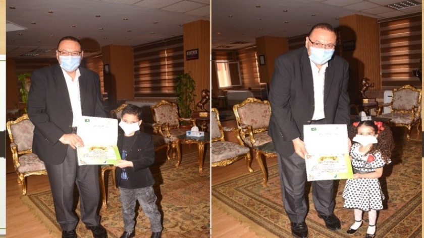 محافظ الشرقية يكرم أصغر عضو بنقابة القراء: عمر صاحب الـ6 سنوات مستشارا وسفيرا
