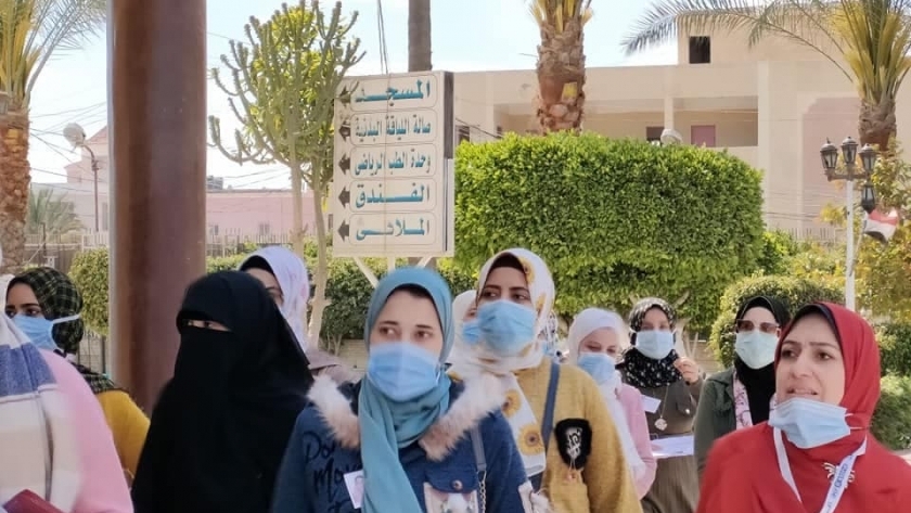 الحملة القومية للتطعيم ضد شلل الأطفال في كفر الشيخ