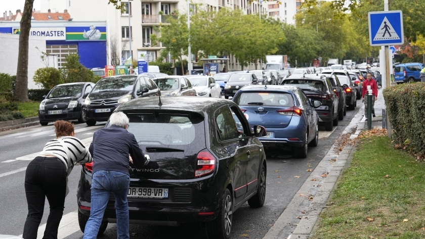 أزمة الوقود في فرنسا - أرشيفية