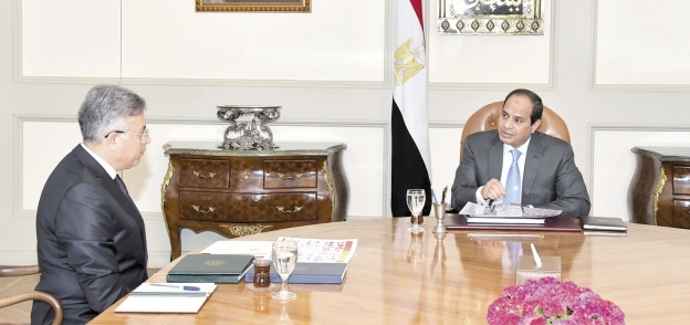 اجتماع الرئيس عبدالفتاح السيسى مع رئيس هيئة الرقابة الإدارية