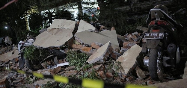 آثار زلزال في إندونيسيا-صورة أرشيفية