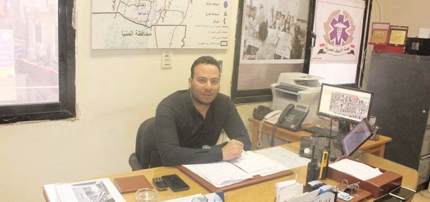 الدكتور اسلام عساف مدير مرفق اسعاف بني سويف