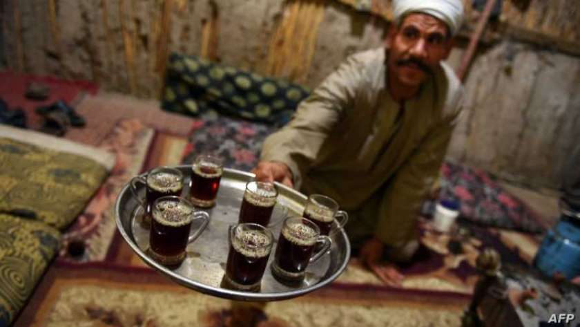وفرة الشاي والقهوة بالسوق المصرية