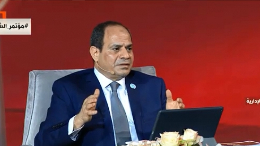 الرئيس عبدالفتاح السيسي في جلسه اسأل الرئيس