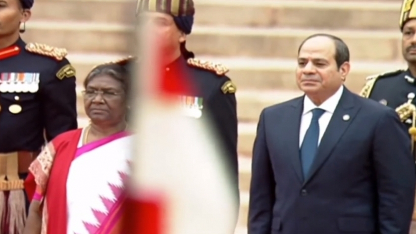 الرئيس عبد الفتاح السيسي خلال زيارته للهند