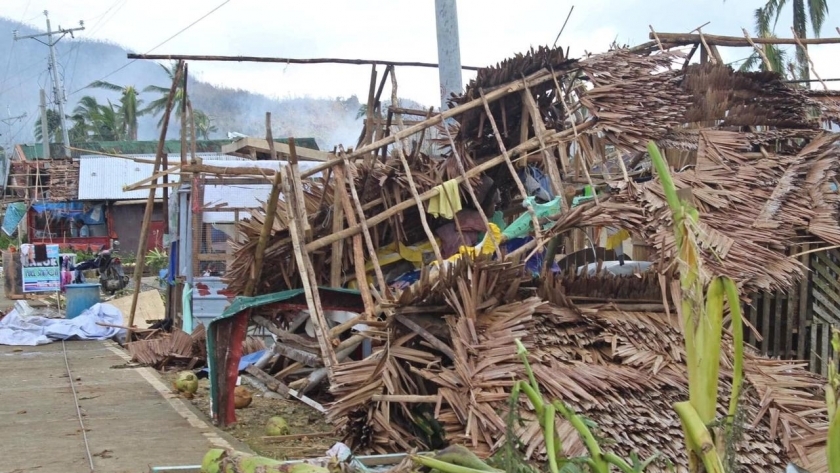 الدمار الذي خلفه إعصار الفلبين