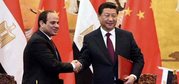 الرئيس عبدالفتاح السيسي مع نظيره الصيني شى جين بينغ