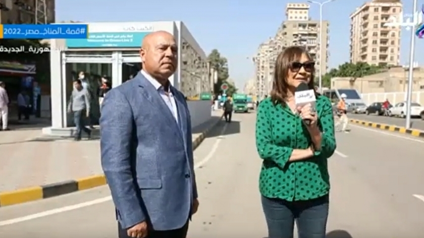المهندس كامل الوزير مع عزة مصطفى
